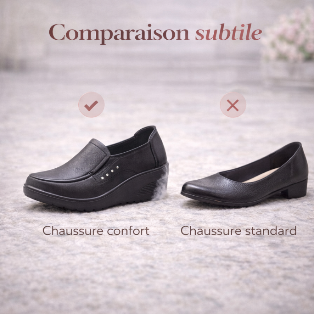 Zanorly™ Élancia – Chaussures Confort Élégantes à Talon Compensé