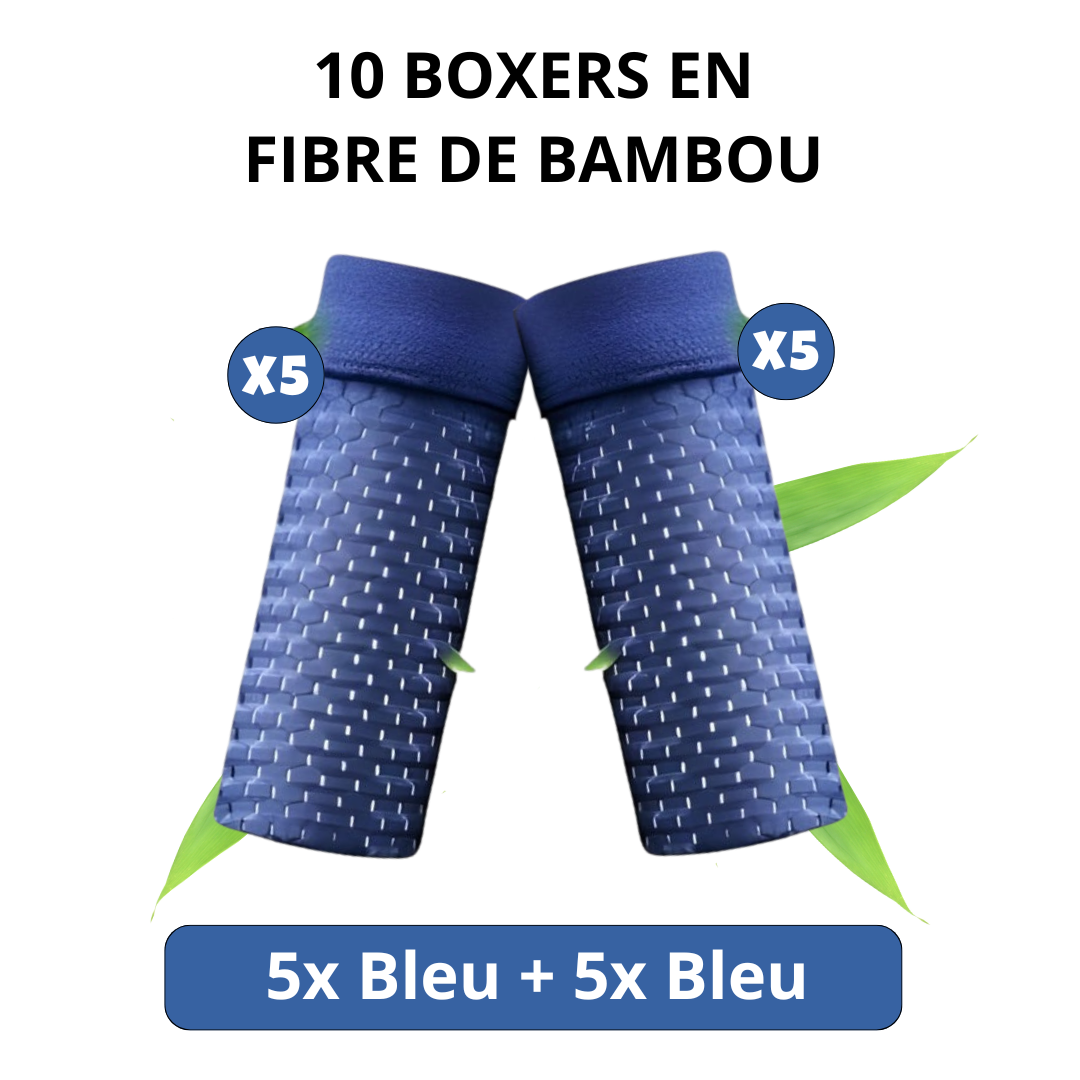 Zanorly™ Boxers en Bambou Écologiques – Confort Doux, Respirant et Durable