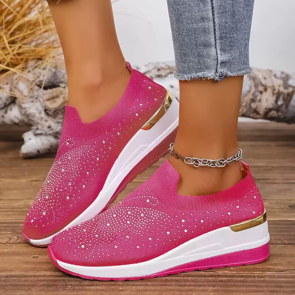 Zanorly™ Élégance Confort – Baskets Souples Sans Lacets avec Semelle Orthopédique