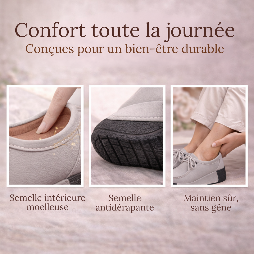 Zanorly™ OrthoConfort – Chaussures Ergonomiques Anti-Douleur pour un Confort Durable
