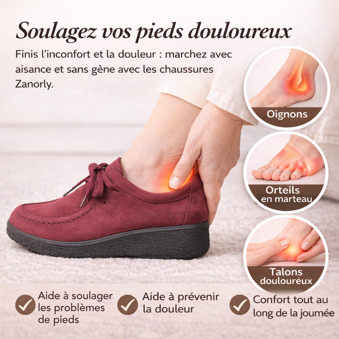 Zanorly™ Chaussures Femme Confort Élégant – Soutien Optimal et Bien-Être au Quotidien