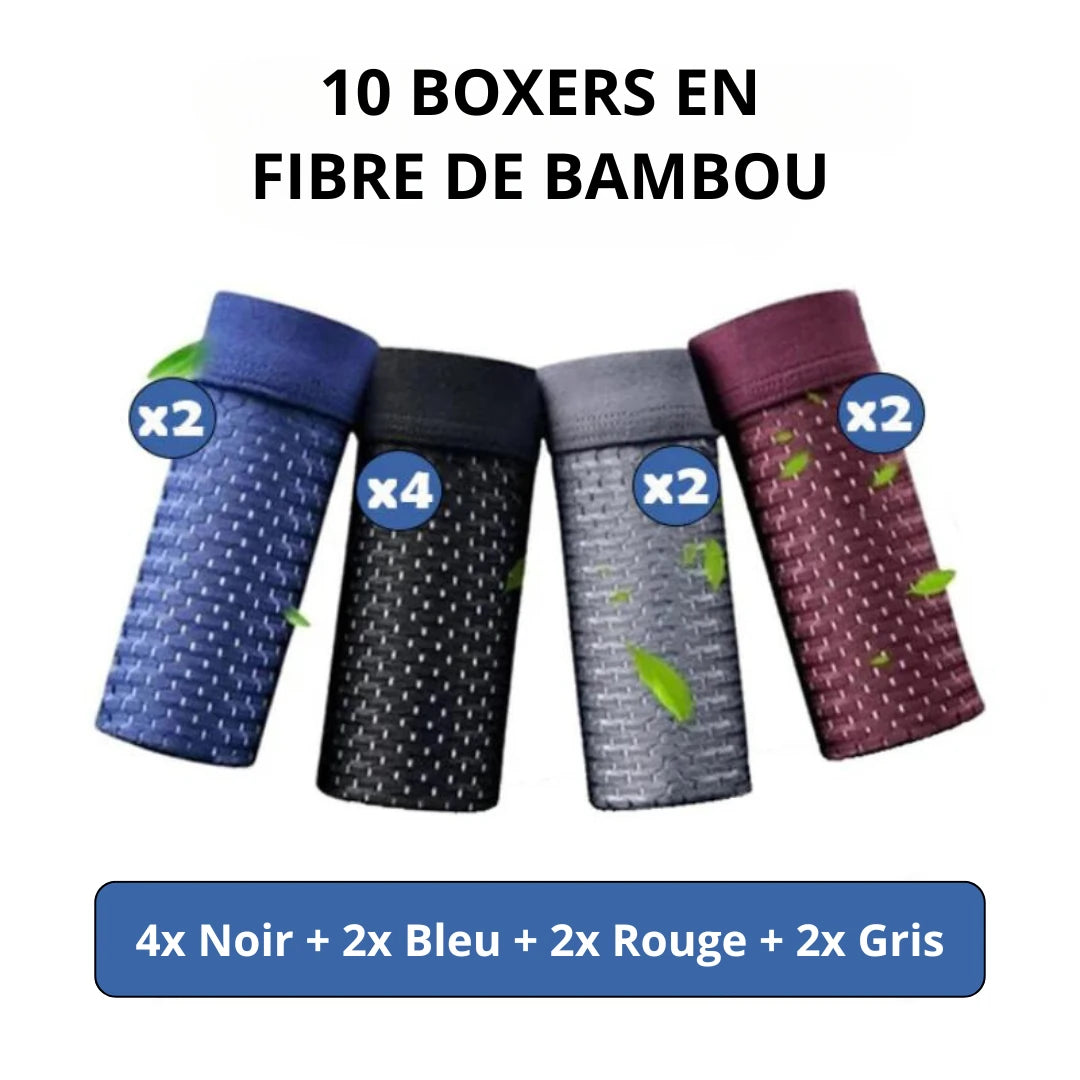 Zanorly™ Boxers en Bambou Écologiques – Confort Doux, Respirant et Durable