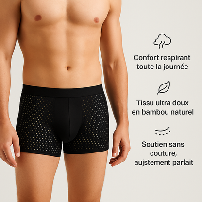 Zanorly™ Boxers en Bambou Écologiques – Confort Doux, Respirant et Durable