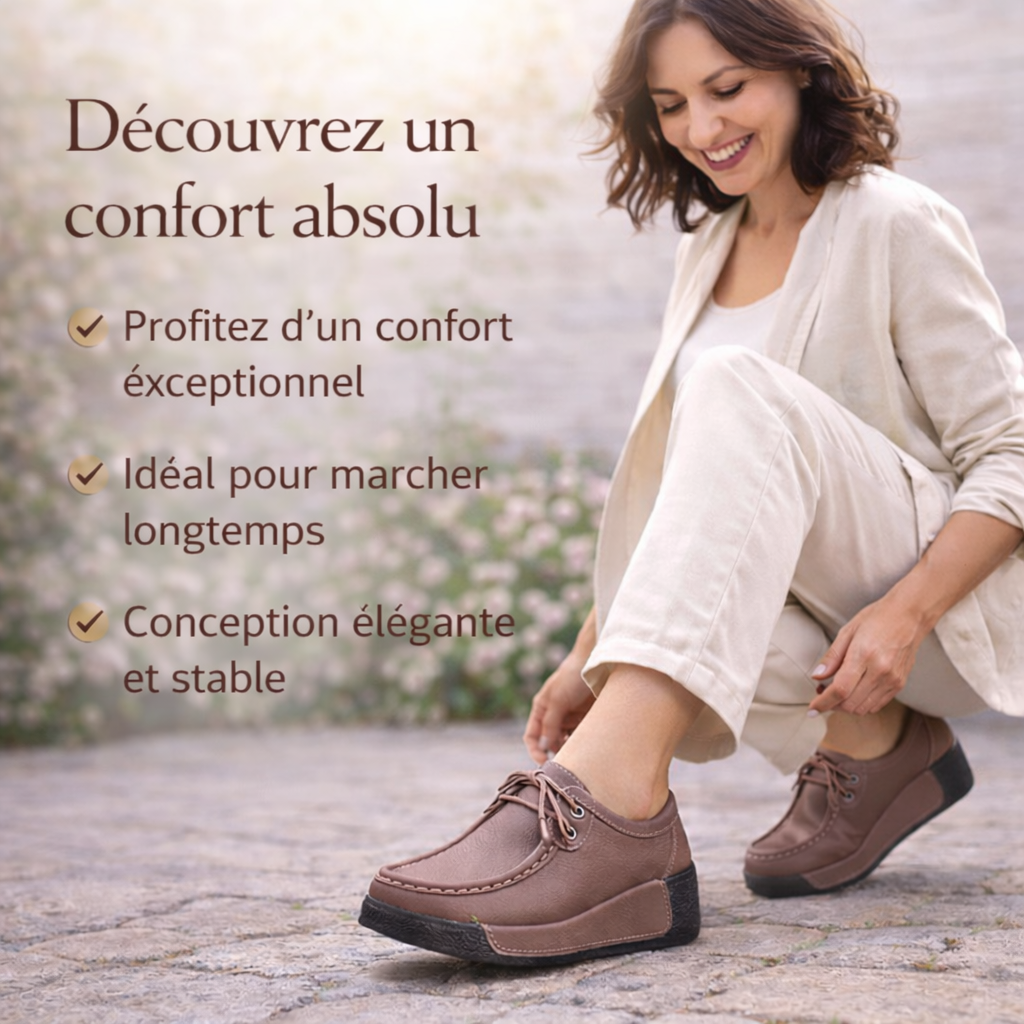 Zanorly™ OrthoConfort – Chaussures Ergonomiques Anti-Douleur pour un Confort Durable