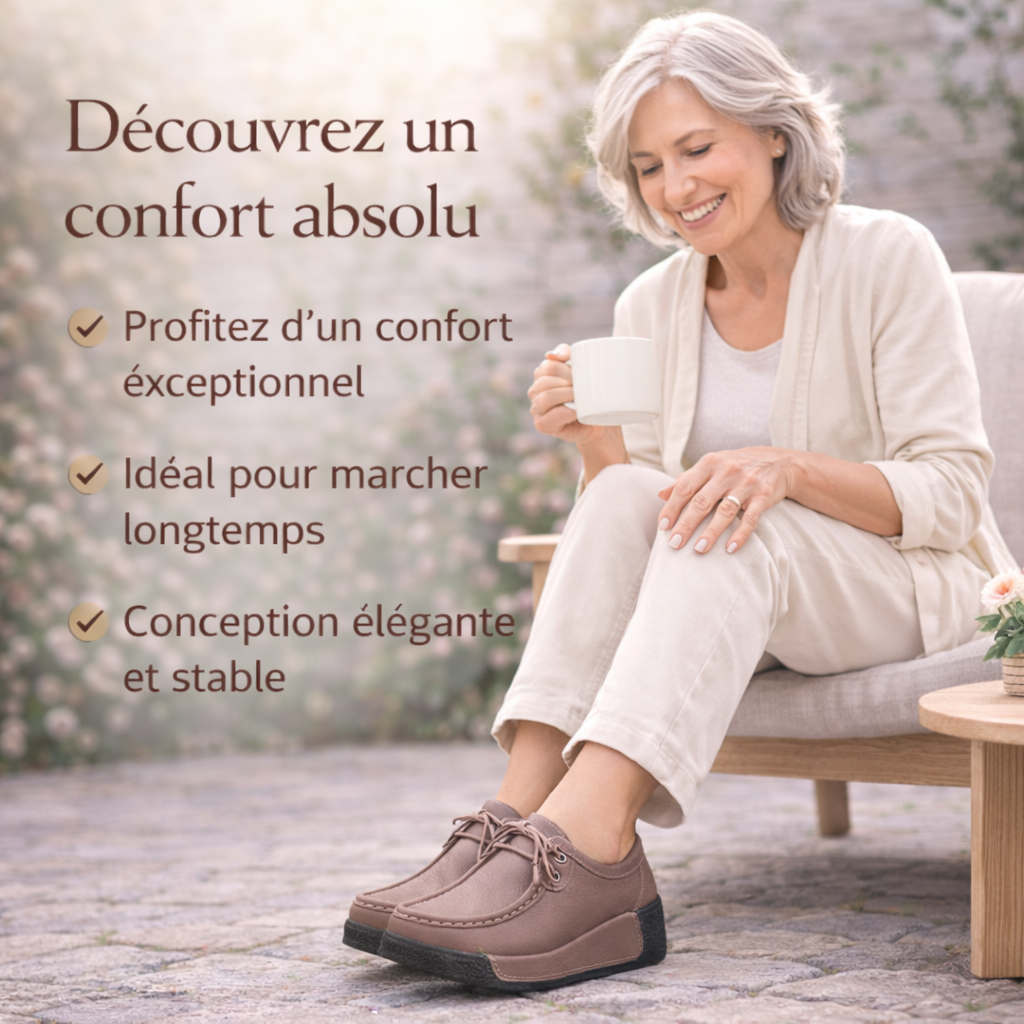 Zanorly™ OrthoConfort – Chaussures Ergonomiques Anti-Douleur pour un Confort Durable