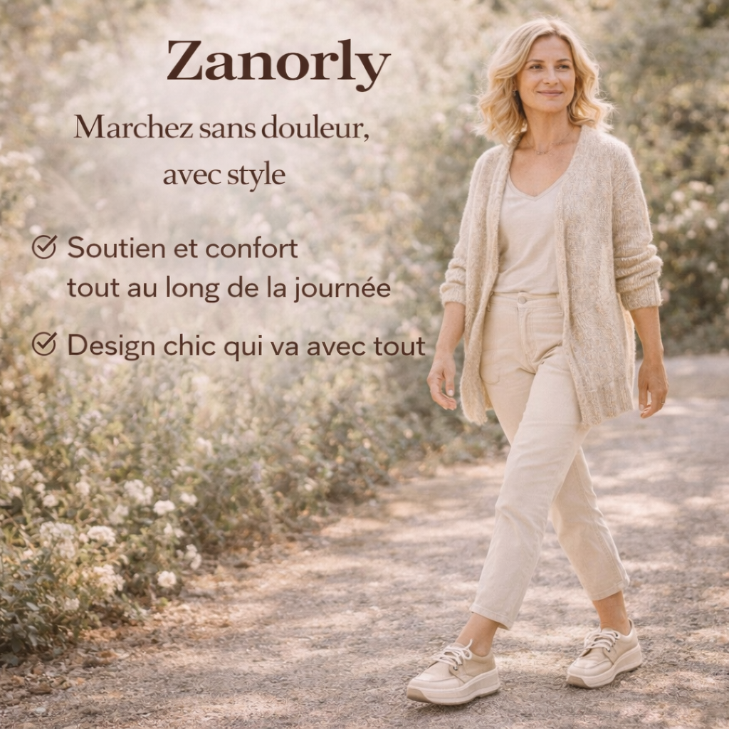 Zanorly™ Marche Sereine – Les Chaussures Confortables Qui Soulagent Vos Pieds Jour Après Jour