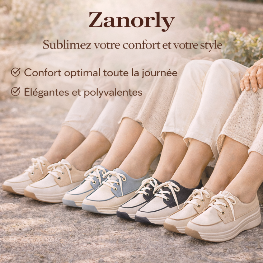 Zanorly™ Marche Sereine – Les Chaussures Confortables Qui Soulagent Vos Pieds Jour Après Jour