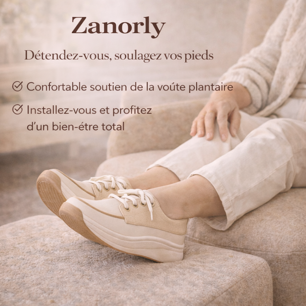 Zanorly™ Marche Sereine – Les Chaussures Confortables Qui Soulagent Vos Pieds Jour Après Jour