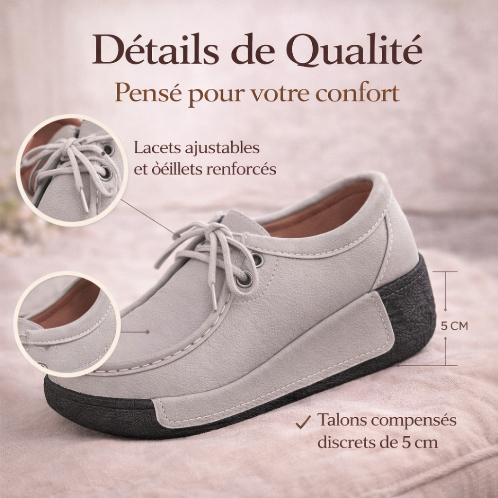 Zanorly™ OrthoConfort – Chaussures Ergonomiques Anti-Douleur pour un Confort Durable