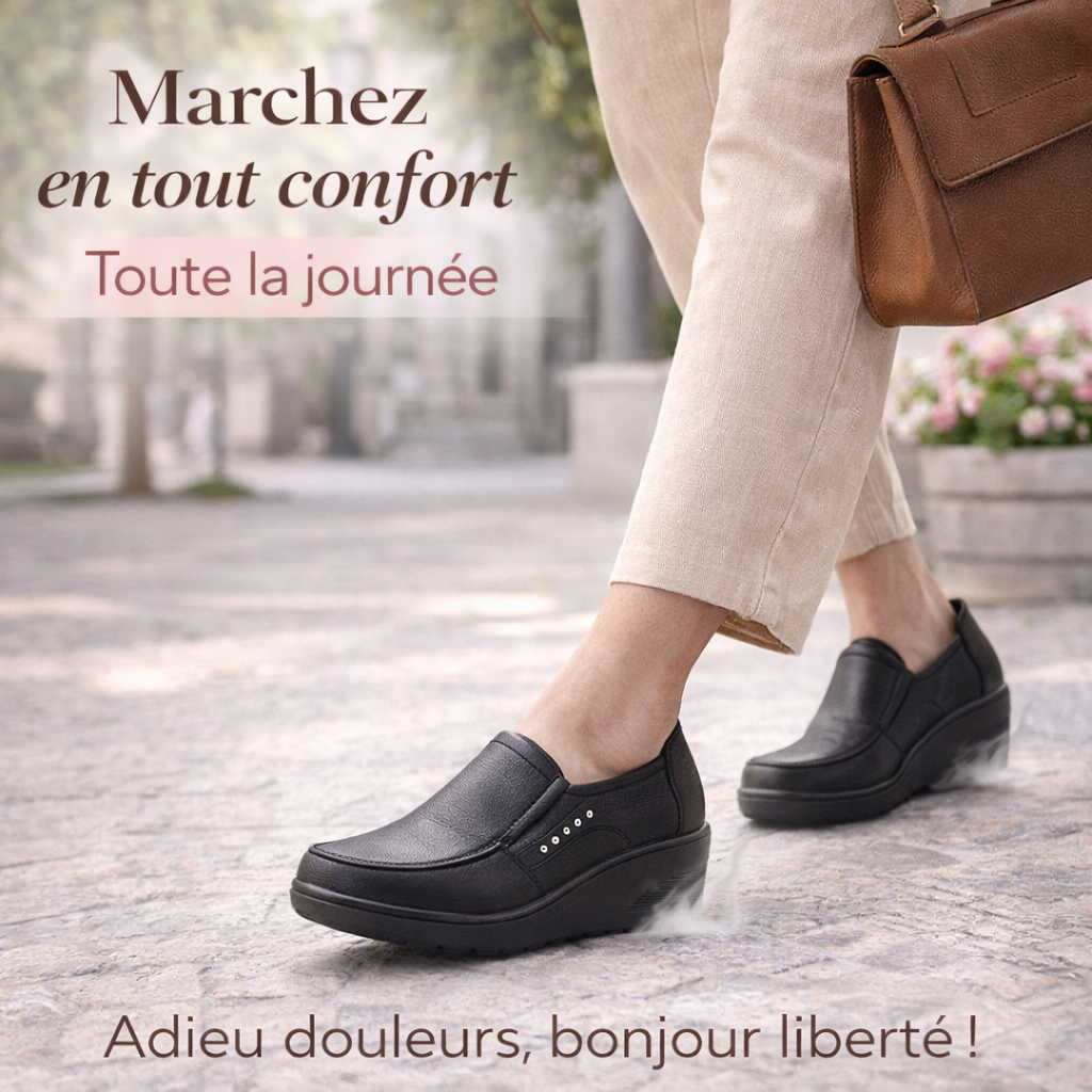 Zanorly™ Élancia – Chaussures Confort Élégantes à Talon Compensé
