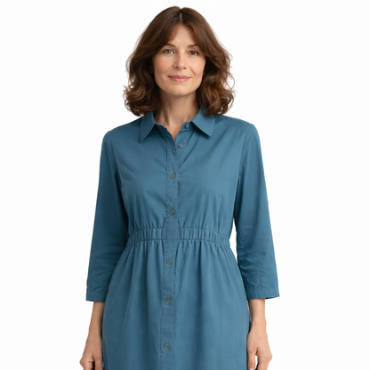 Zanorly™ Robe Longue Boutonnée – Élégante & Ultra Confortable au Quotidien