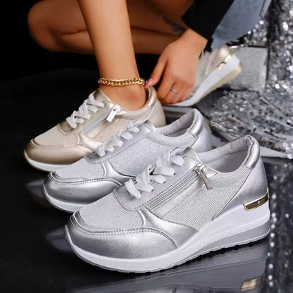 Zanorly™ Silvéa – Sneakers Élégantes & Confort Absolu