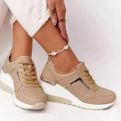 Zanorly™ Sneakers Compensées Confort – Élégance, Stabilité et Bien-Être au Quotidien