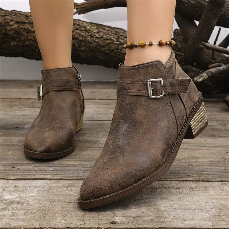 Zanorly™ Bottines Confort Chic – Style Élégant & Maintien Parfait au Quotidien