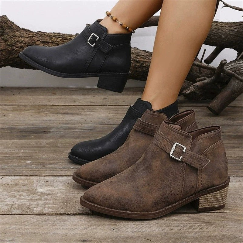 Zanorly™ Bottines Confort Chic – Style Élégant & Maintien Parfait au Quotidien