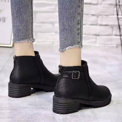 Zanorly™ Bottines Confort Élégance – Chaussures Chaudes et Faciles à Enfiler pour un Maintien Parfait