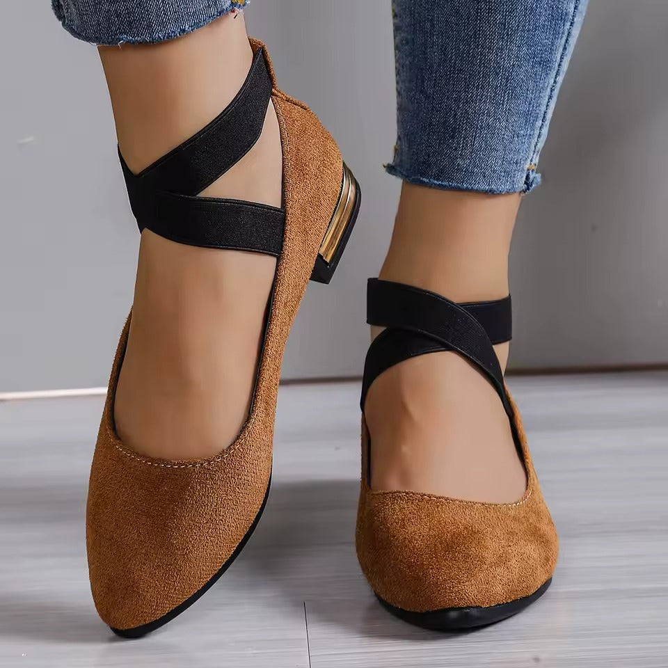 Zanorly™ Ballerines Confort Élégance – Maintien Stable & Semelle Anti-Douleur