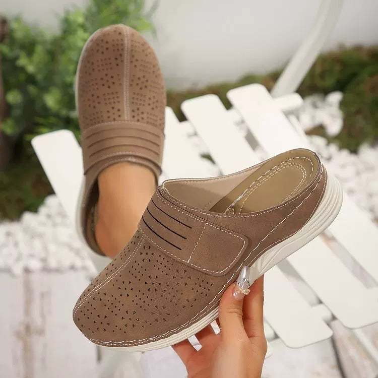 Zanorly™ Mules Confort Orthopédiques – Chaussures Respirantes à Enfiler avec Soutien & Amorti