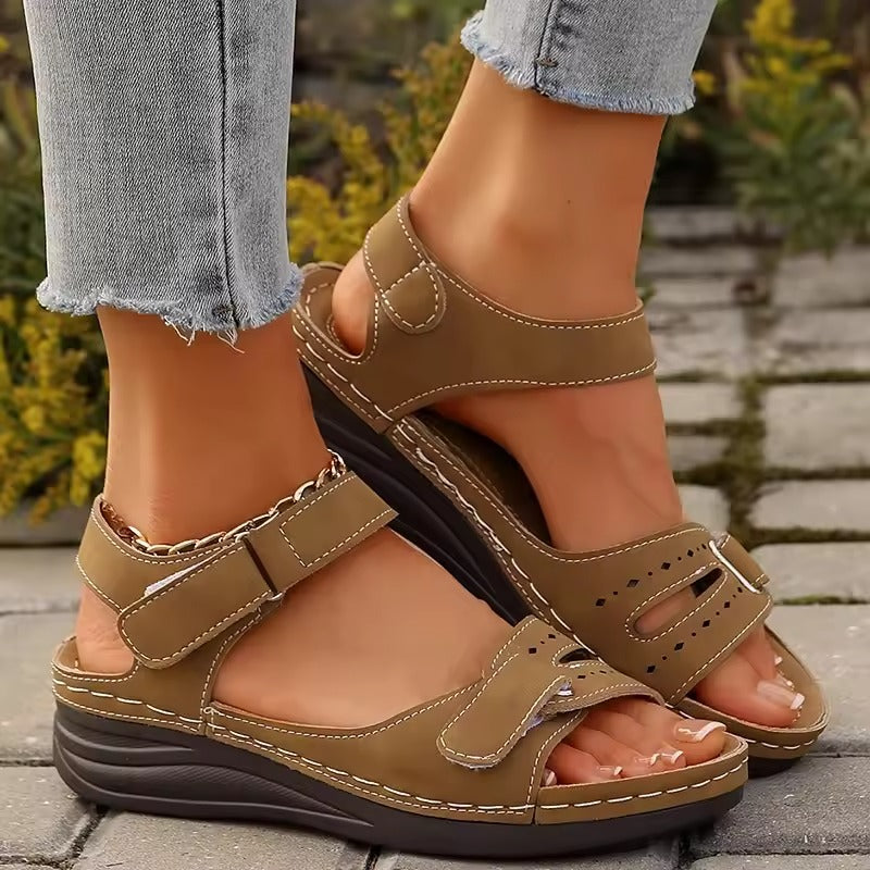 Zanorly™ Sandales Confort Ajustables – Maintien Parfait & Marche Sans Douleur