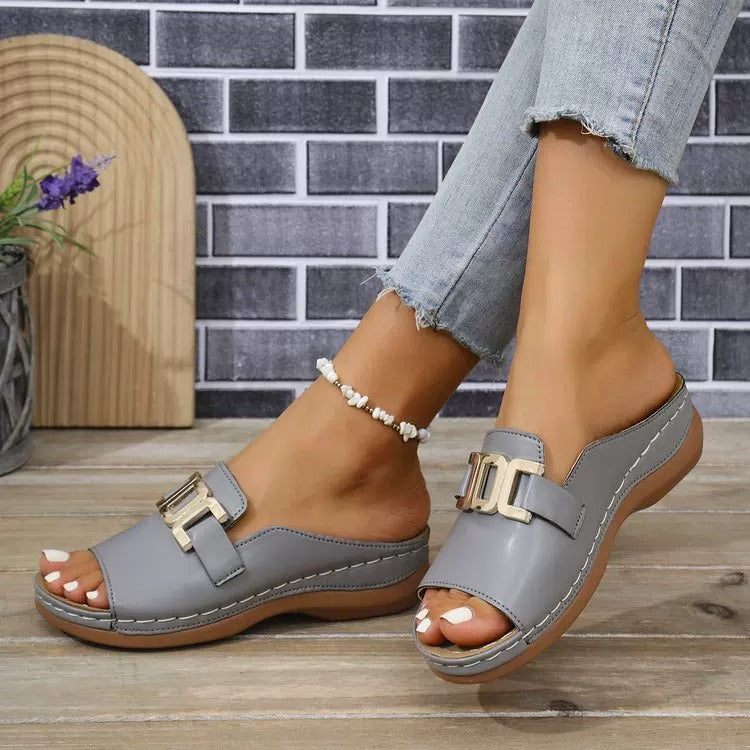 Zanorly™ Sandales Confort Orthopédiques – Élégance & Soutien pour Marcher Sans Douleur
