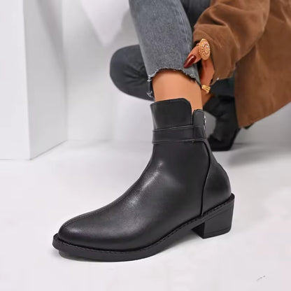 Zanorly™ Bottines Élégance Confort – Stabilité, Style Intemporel & Bien-Être au Quotidien