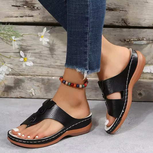 Zanorly™ Sandales Confort Élégance – Soulagement des Pieds Fatigués & Maintien Optimal