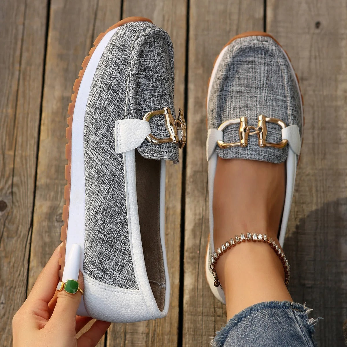 Zanorly™ Élise – Mocassins Confort Élégants pour Femmes | Soutien, Légèreté & Style au Quotidien