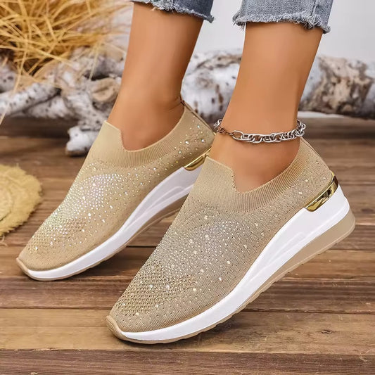 Zanorly™ Élégance Confort – Baskets Souples Sans Lacets avec Semelle Orthopédique