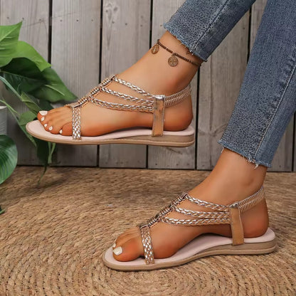 Zanorly™ Sandales Confort Élégance – Maintien Doux, Style Raffiné & Bien-Être au Quotidien