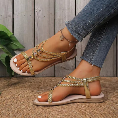 Zanorly™ Sandales Confort Élégance – Maintien Doux, Style Raffiné & Bien-Être au Quotidien