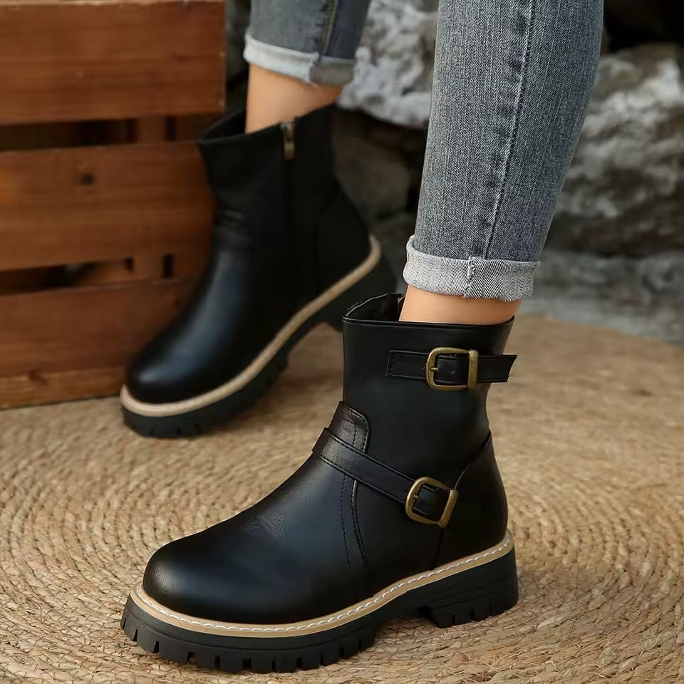 Zanorly™ Bottines Élégance Confort – Style Intemporel & Maintien Optimal pour le Quotidien