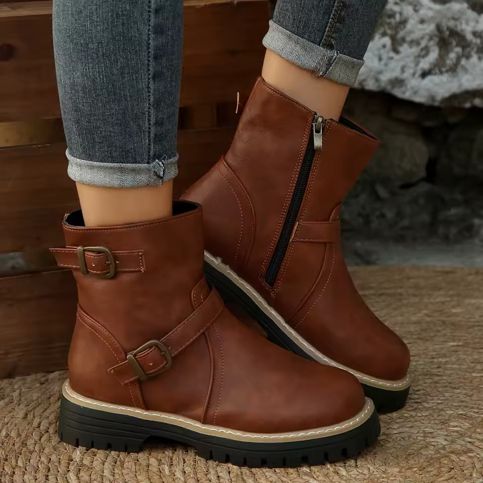 Zanorly™ Bottines Élégance Confort – Style Intemporel & Maintien Optimal pour le Quotidien