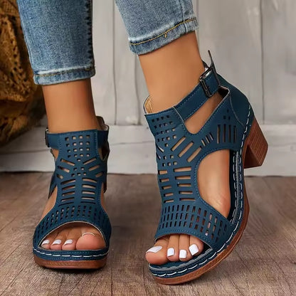Zanorly™ Sandales Élégance Confort – Maintien Stable, Talon Chic & Bien-Être Quotidien