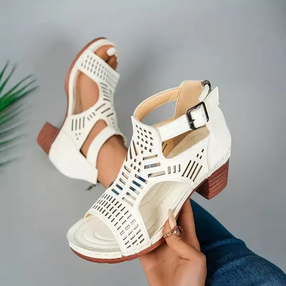 Zanorly™ Sandales Élégance Confort – Maintien Stable, Talon Chic & Bien-Être Quotidien